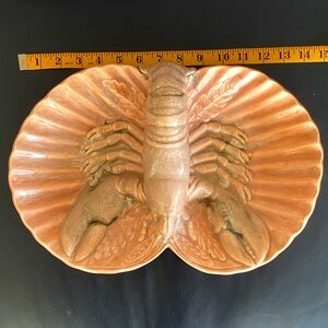 Vintage Lobster Holland Mold Ceramic Serving Dish